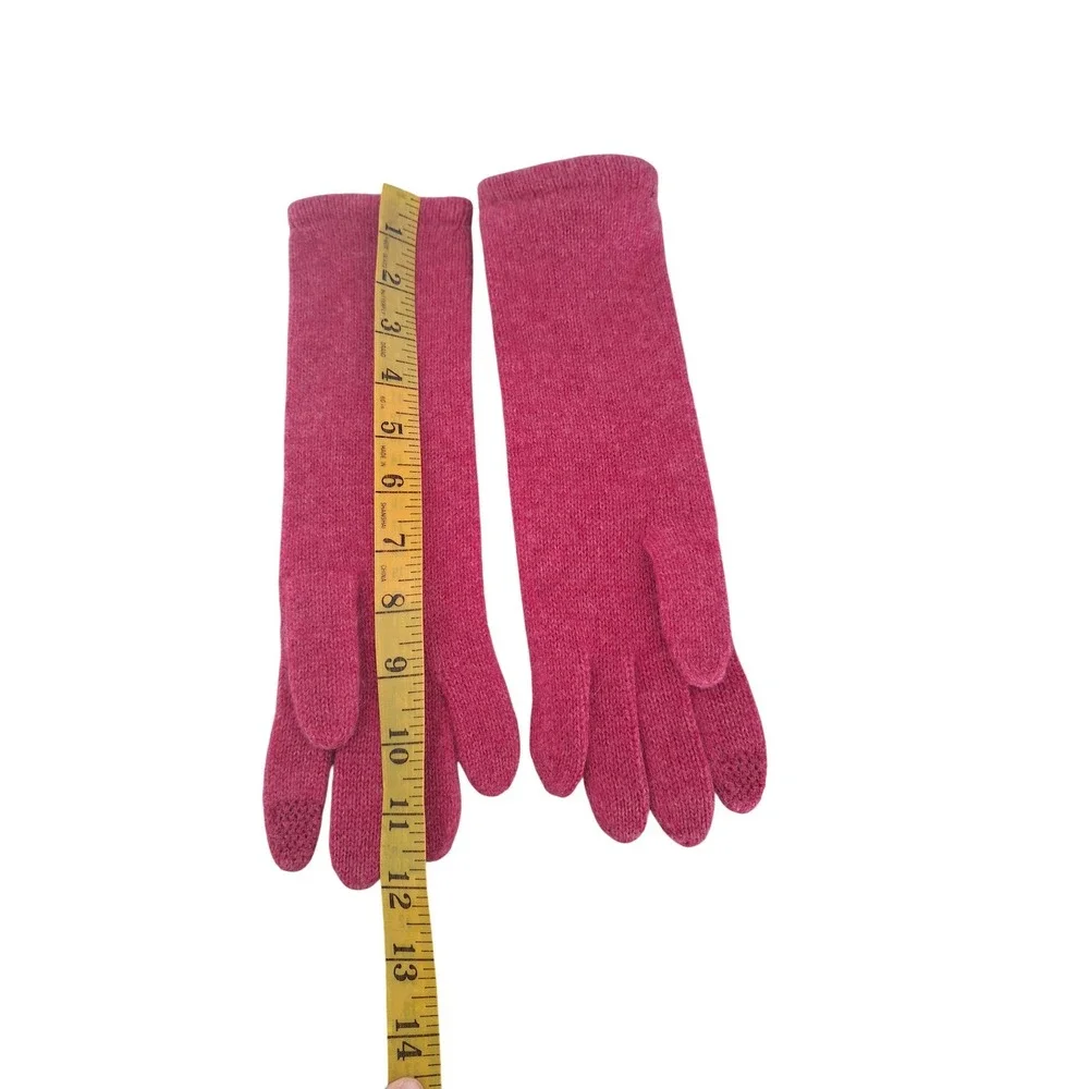 Hannah Rose Pink‎ Cashmere Gloves Women's